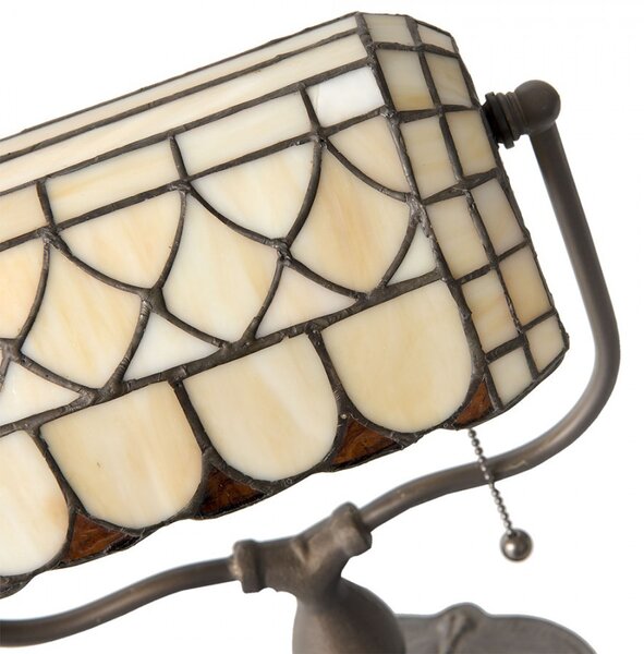 Stolná lampa Tiffany Tricia - 26 * 21 * 37 cm E27 / Max 60W - Clayre & Eef