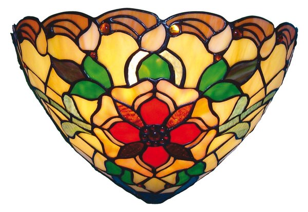 Nástenná lampa Tiffany Rosemond - 30 * 15 * 20 cm 1x E14 / Max 40W - Clayre & Eef