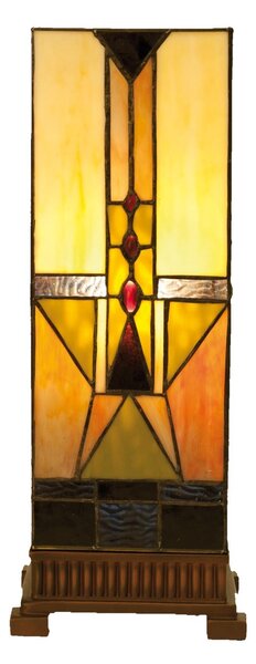 Stolná lampa Tiffany Cadence- 18 * 45 cm 1x E27 / max 60W - Clayre & Eef