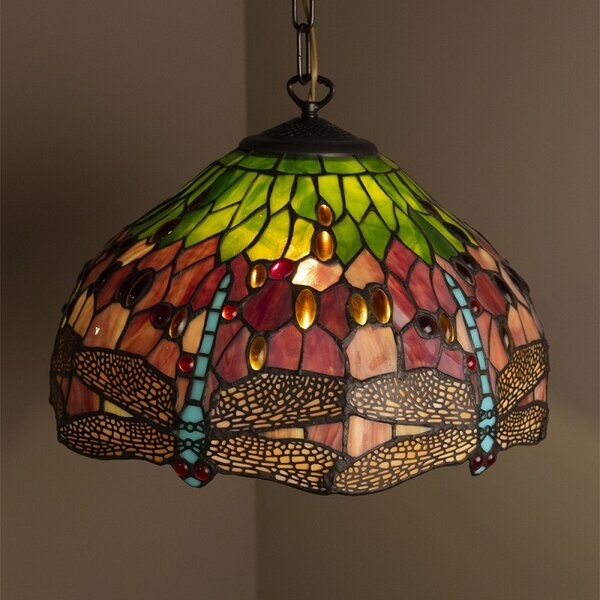 Tienidlo Tiffany Dragonfly - Ø 42*24 cm - Clayre & Eef
