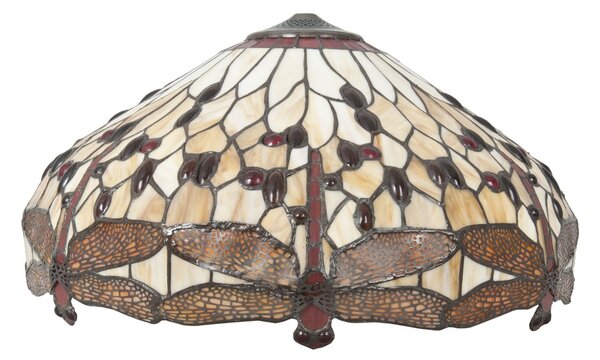 Tienidlo Tiffany Dragonfly yellow - Ø 49*28 cm - Clayre & Eef