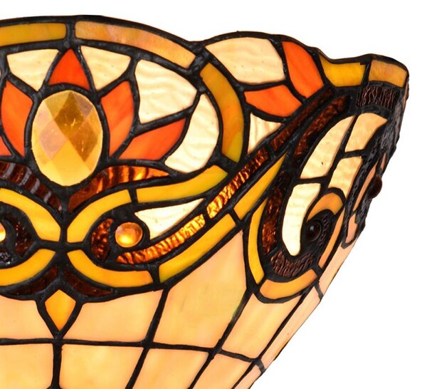 Nástěnná lampa Tiffany - 30*15*20 cm 1x E14 / Max 40W - Clayre & Eef