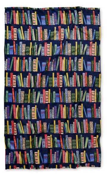 Fleecová deka Bookshelf 200 × 127 cm