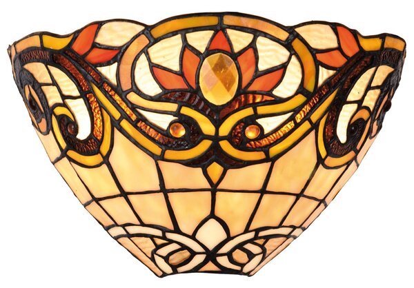 Nástěnná lampa Tiffany - 30*15*20 cm 1x E14 / Max 40W - Clayre & Eef