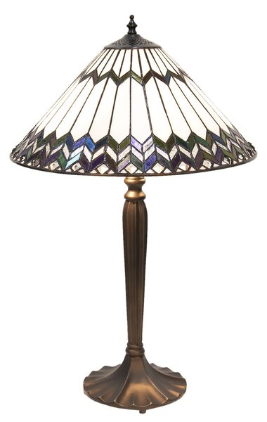 Tiffany stolná lampa Femme - Ø 40 * 62 cm - Clayre & Eef