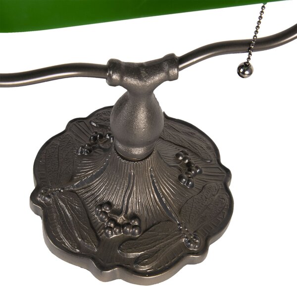 Zelená bankový lampa tiffany Velves - 27 * 20 * 36 cm 1x E27 / max 60W - Clayre & Eef