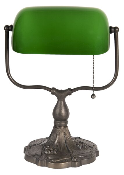 Zelená bankový lampa tiffany Velves - 27 * 20 * 36 cm 1x E27 / max 60W - Clayre & Eef