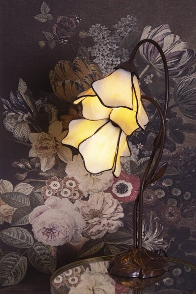 Tiffany stolná lampa Cloches - 41 * 23 * 57 cm E27 / max 2 * 40W - Clayre & Eef