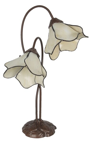 Tiffany stolná lampa Cloches - 41 * 23 * 57 cm E27 / max 2 * 40W - Clayre & Eef