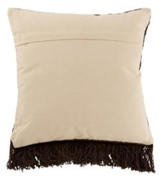Vzorovaný ethno vankúš so strapcami - 45 * 45 cm - J-Line by Jolipa