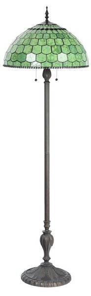 Stojací Tiffany lampa Amarante - Ø 51 * 165 cm E27 / max 3 * 60W - Clayre & Eef