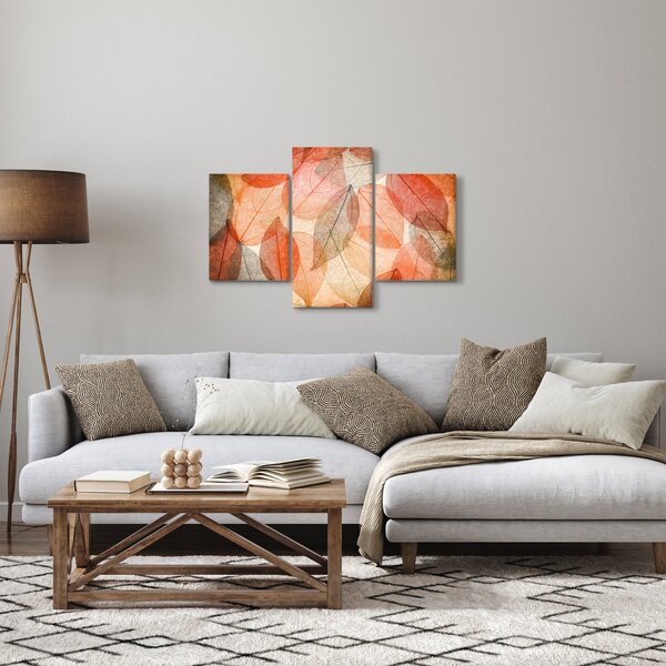Obraz maľovaného jesenného lístia (90x60 cm)