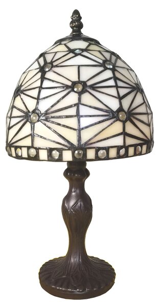 Stolná Tiffany lampa Elinor - Ø 18*33 cm - Clayre & Eef