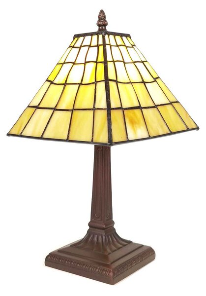 Stolná lampa Tiffany Marisol - Ø 20*34 cm E14/max 1*25W - Clayre & Eef