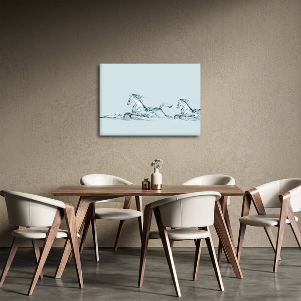 Obraz - Kone z kvapiek vody (70x50 cm)