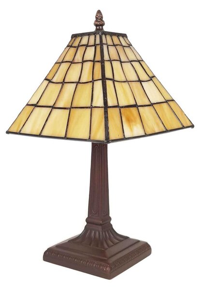 Stolná lampa Tiffany Marisol - Ø 20*34 cm E14/max 1*25W - Clayre & Eef
