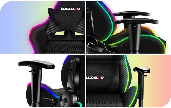Detská herná stolička Ranger - 6.0 RGB mesh