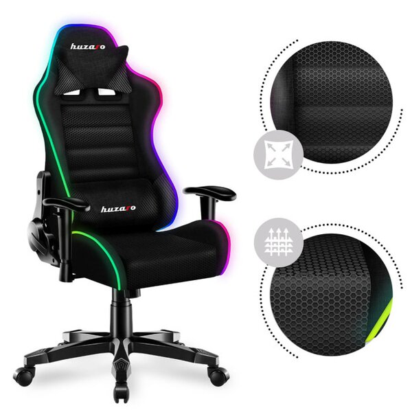 Detská herná stolička Ranger - 6.0 RGB mesh
