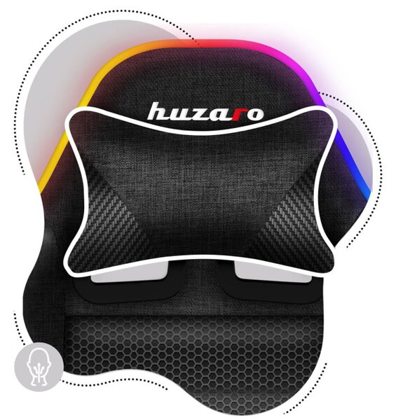 Detská herná stolička Ranger - 6.0 RGB mesh