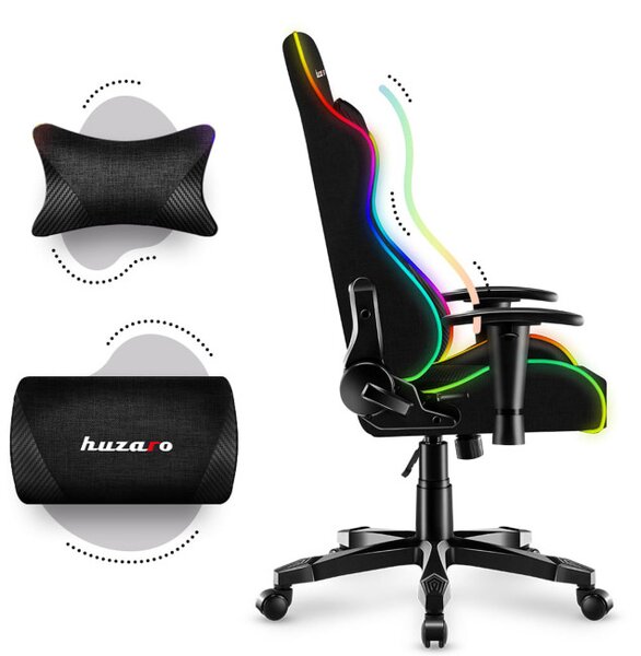 Detská herná stolička Ranger - 6.0 RGB mesh