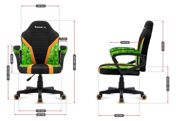 Detská herná stolička Ranger - 1.0 pixel mesh