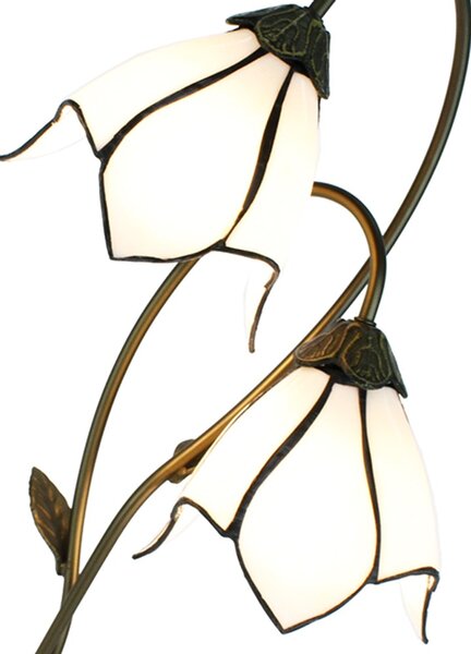 Nástěnná lampa Tiffany Brown 35*18*61 cm E14/max 2*25W - 35*18*61 cm E14/max 2*25W - Clayre & Eef