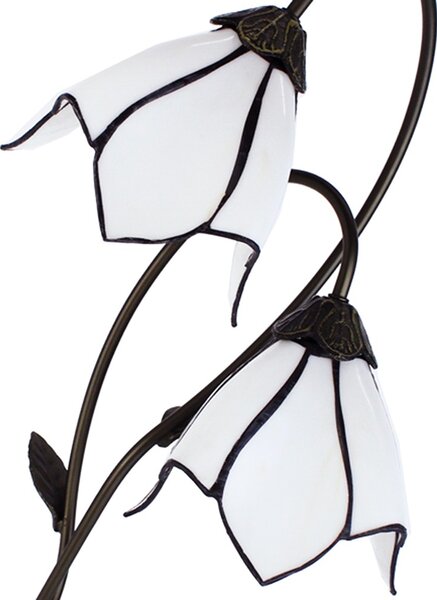 Nástěnná lampa Tiffany Brown 35*18*61 cm E14/max 2*25W - 35*18*61 cm E14/max 2*25W - Clayre & Eef