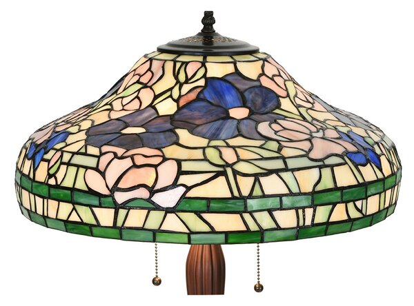 Stolná lampa Tiffany Destini - 46x60 cm E27/max 2x60W - Clayre & Eef