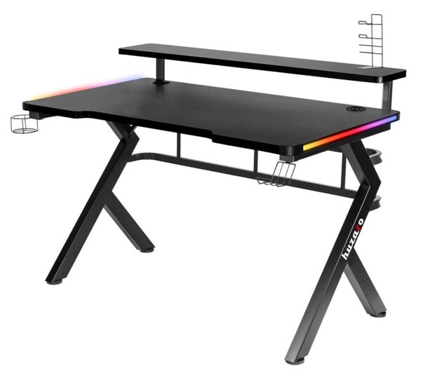 Herný stôl Hero - 5.0 čierny RGB