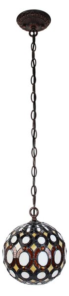 Závesné svietidlo Tiffany Gulia - Ø 20*116 cm E14/max 1*25W - Clayre & Eef