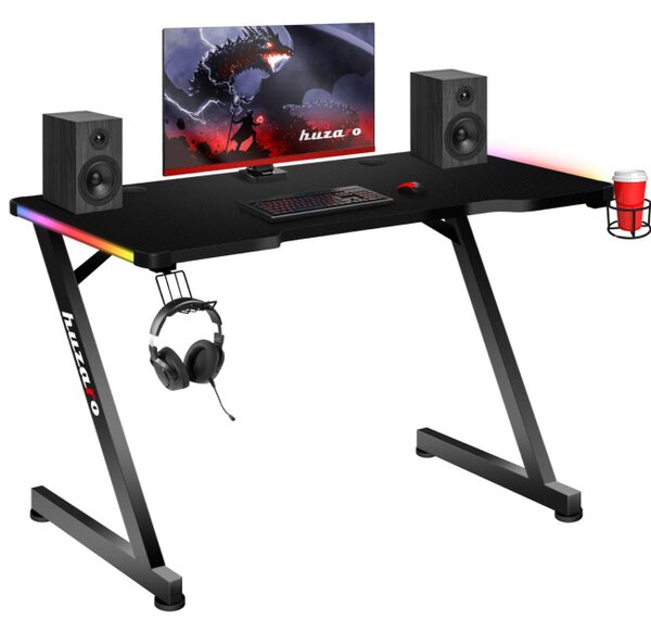 Herný stôl Hero - 2.5 čierny RGB