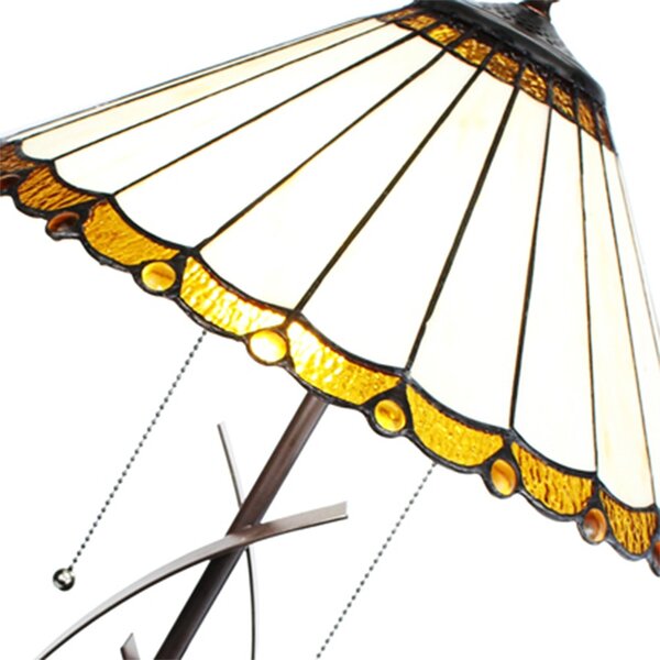 Stolná lampa Tiffany Elegant - 41x69 cm E27/max 2x60W - Clayre & Eef