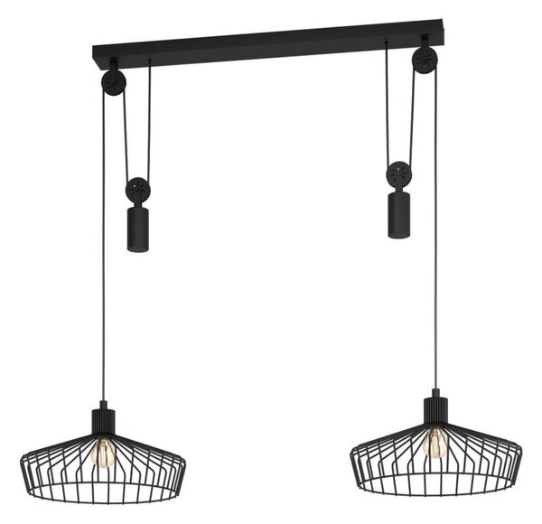 Eglo 43438 - Luster na lankách WINKWORTH 2xE27/40W/230V