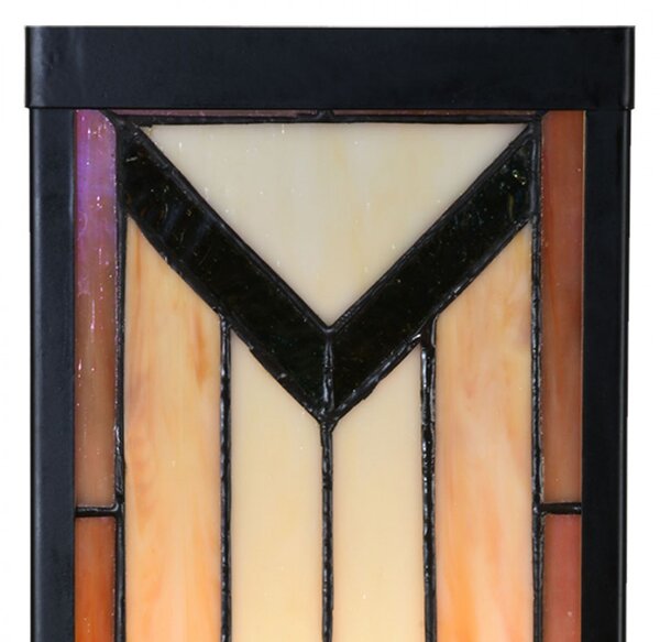 Nástenná lampa tiffany Yves III - 14*16*40 cm E27/max 1*100W - Clayre & Eef