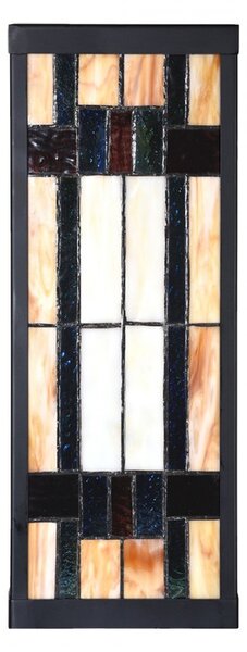 Nástenná lampa tiffany Yves I - 14*16*40 cm E27/max 1*100W - Clayre & Eef