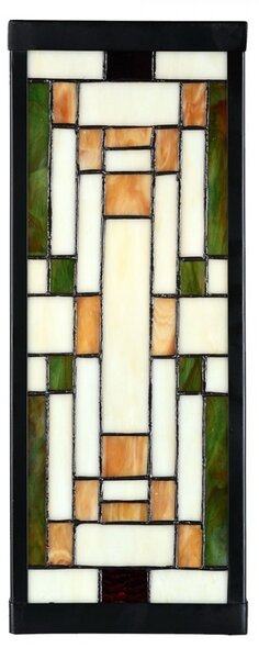 Nástenná lampa tiffany Yves II - 14*16*40 cm E27/max 1*100W - Clayre & Eef