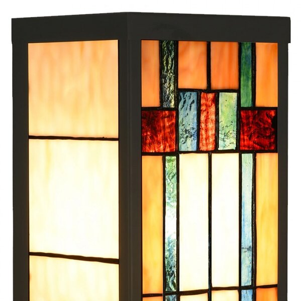 Nástenná lampa tiffany Yves I - 14*16*40 cm E27/max 1*100W - Clayre & Eef