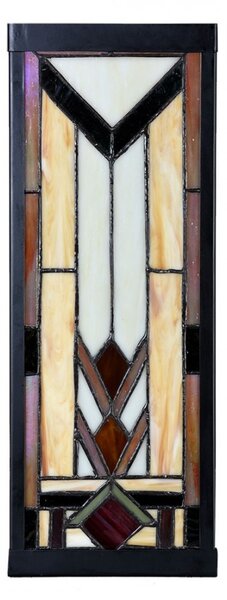 Nástenná lampa tiffany Yves III - 14*16*40 cm E27/max 1*100W - Clayre & Eef