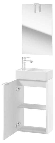 HOSŤOVSKÁ KÚPEĽŇA, biela, 40/60/20 cm MID.YOU - Kúpeľňové skrinky, Online Only