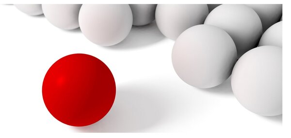Obraz gulí (120x50 cm)