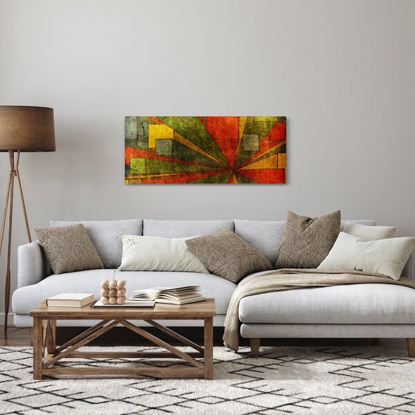 Obraz geometrické abstrakcie (120x50 cm)