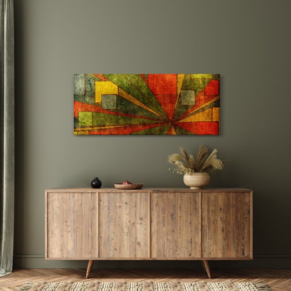 Obraz geometrické abstrakcie (120x50 cm)