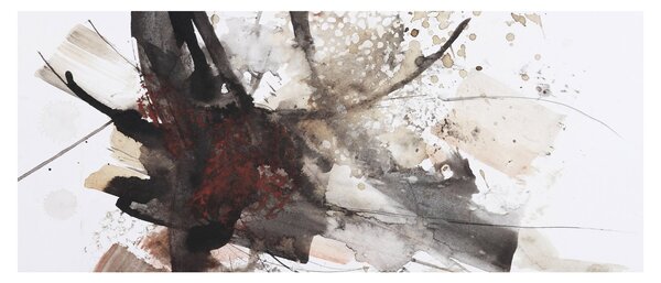 Obraz abstraktné maľby (120x50 cm)