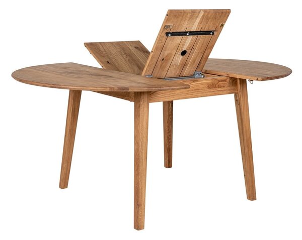 Okrúhly rozkladací jedálenský stôl z dubového dreva ø 118 cm Metz – House Nordic