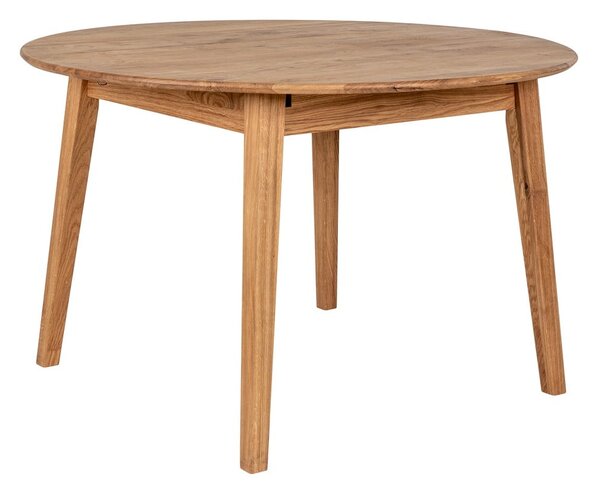 Okrúhly rozkladací jedálenský stôl z dubového dreva ø 118 cm Metz – House Nordic