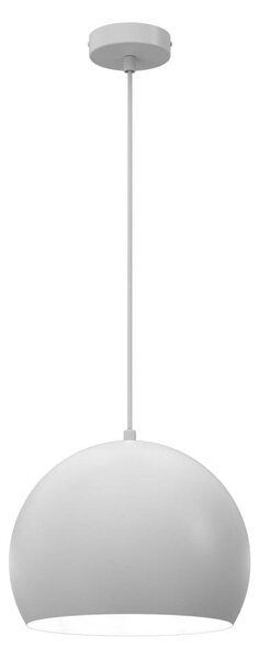 Závesné svietidlo SOOL na lanku 1xE27/15W/230V pr. 27 cm biela