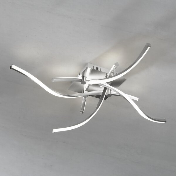 STROPNÉ LED SVIETIDLO, 78/78/17 cm - Interiérové svietidlá