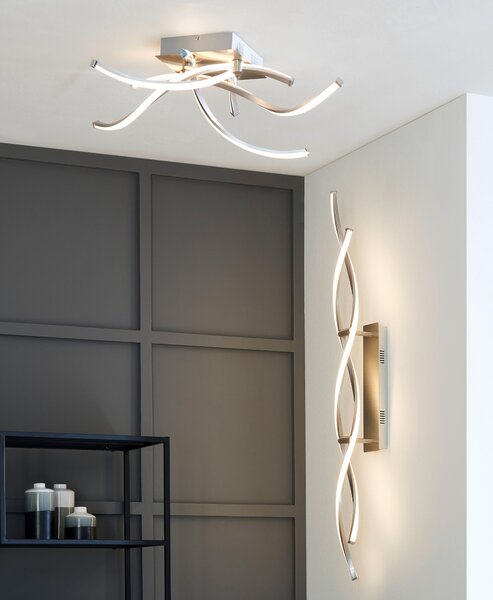 STROPNÉ LED SVIETIDLO, 78/78/17 cm - Interiérové svietidlá