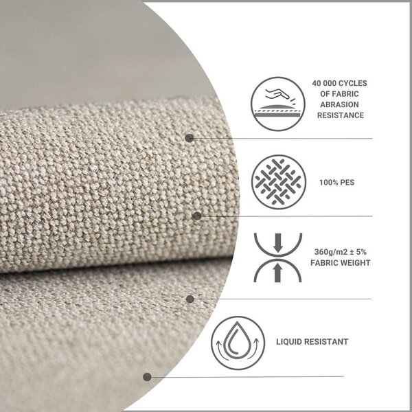 Béžová boxspring posteľ s úložným priestorom 180x200 cm Novento – Maison de Rêve
