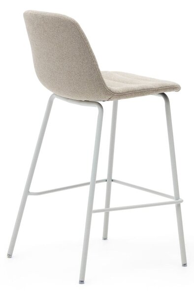 Béžové barové stoličky v súprave 2 ks 92,5 cm Zunilda – Kave Home